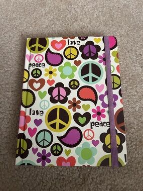 Kids Peace & Love Hardcover Journal - Multicolor